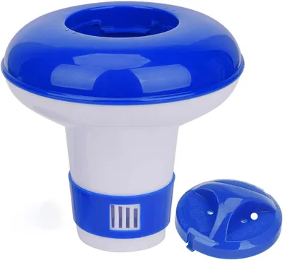 Imagen del producto de Dosificador de cloro, de 12,7 cm, con orificios de dosificación ajustables, para spas y piscinas