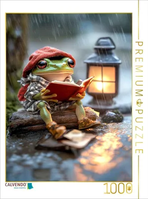 Produktbild von CALVENDO Puzzle Frösche | 1000 Teile Lege-Größe 64x48cm Foto-Puzzle für glückliche Stunden