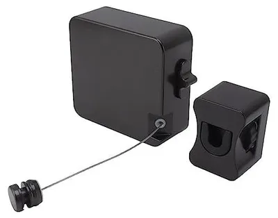 Ausziehbarer Wäschetrockner 6 m, Wandmontage, schwarz
