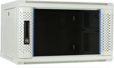 Produktbild von 4 HE Serverschrank, Wandgehäuse, mit Glastür, Weiß, (BxTxH) 600 x 450 x 280 mm