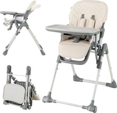 Immagine prodotto di Seggiolone pieghevole per bambini con reclinazione e altezza regolabile