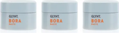 Produktbild von Glynt Bora Paste 3 x 75 ml Stylingpaste für texturierte Looks sanfter Halt Set