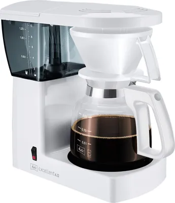 Produktbild von Melitta Excellent 4.0 M511WH: Hochwertige Kaffeemaschine im Retro-Design