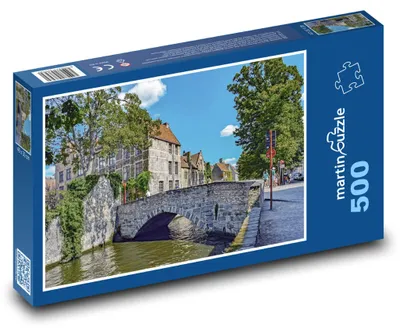 Zdjęcie produktu dla Puzzle 500 Kamienny most w Belgii - martinpuzzle