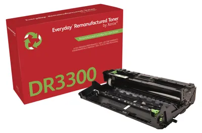 Produktbild von Xerox Everyday™ Mono Wiederaufbereitete Trommel von , kompatibel mit Brother DR3300, Standardkapazität, 30000 Seiten, Schwarz, 1 Stück(e)