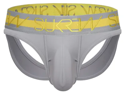Immagine prodotto di SUKREW - Intimo da Uomo Mutandine a perizoma - V-Thong Grey - 1x Taglia M