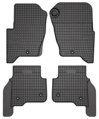 Image de Tapis de sol en caoutchouc pour Land Rover Discovery IV 2009-2016 (SUV) – 4 pièces, noirs, sur mesure