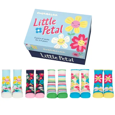 Produktbild von Little Petal Blumen Cucamelon Socken für Kleinkinder (5 Paar)