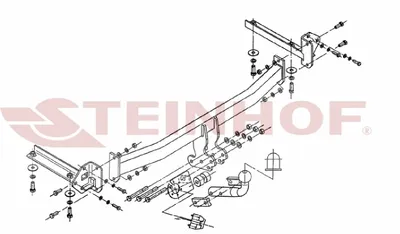 Produktbild von Z546601 Anhängerkupplung passend für HONDA Civic 2006-2011 starr