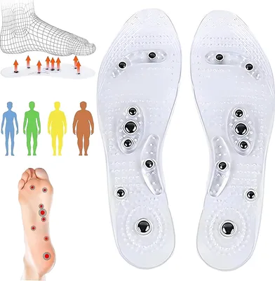 Produktbild von COOL-i® Magnetische Akupressur-Einlegesohlen – Fußreflexzonen-Massage für Alltag und Freizeit (S 36-40)