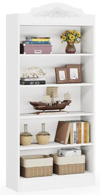 Image de Armoire à chaussures - Étagère de rangement - Rangement à chaussures - Meuble - 5 compartiments spacieux - Design moderne et minimaliste