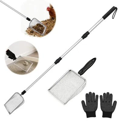 Productafbeelding van Zeefschep, Poepschep voor Kippen en Katten