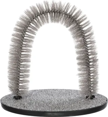 Produktbild von TRIXIE Massage- und Fellpflegebogen - grau - 28 × 36 × 36 cm