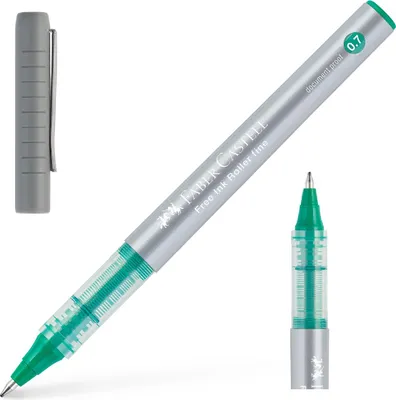Produktbild von FABER-CASTELL Fineliner Kugelschreiber Free Ink 0,7 mm GRÜN