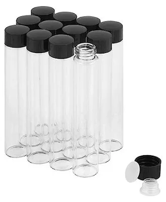 Zdjęcie produktu dla Buteleczki szklane 30 ml szczelne laboratoryjne zestaw 12 sztuk