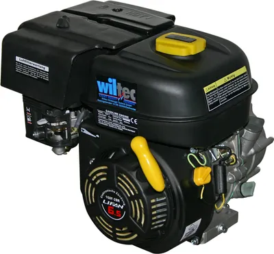 Image de Wiltec LIFAN 168F-2BR Moteur essence – 380 x 360 x 260 mm – 4,8 kW (6,5 CV) – 196 ccm – 4 temps, Ø arbre 22 mm, réducteur 2:1, 3,6 L – OHV, Embrayage huile – Monocylindre Lanceur manuel – Kart Jardin