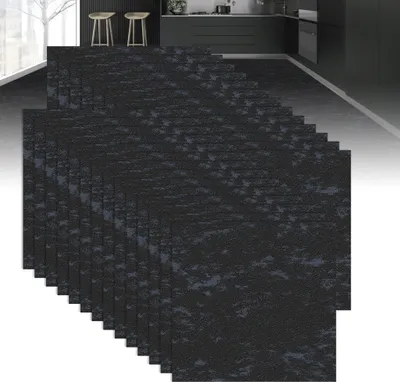 Obrázek produktu pro XMTECH PVC čtvercová podlahová krytina Samolepicí vinylová podlaha, DIY podlahová samolepka voděodolná, pro kuchyň obývací pokoj koupelna garáž, 30 x 30 cm, tloušťka: 1,5 mm, 54 kusů - 5,02 m², námořnická modrá