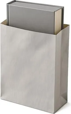 Obrázek produktu pro Kraftová skládací taška SILVER 240 x 410 + 75 mm