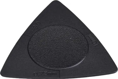 Obrázok produktu pre 0,5 mm, 0,75 mm, 1,0 mm - balenie gitarových trsátok z ABS pre gitarové príslušenstvo s ergonomickým dizajnom a úchopom bez trenia, zlepšuje zážitok z hry, praktické pre gitaru (ČIERNA)