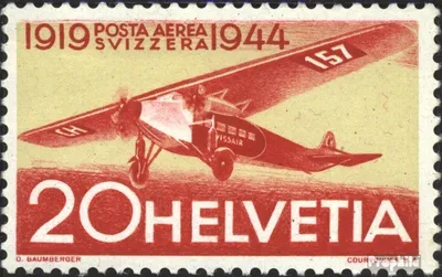 Produktbild von Briefmarken Schweiz 1944 Mi 436 postfrisch Flugpost
