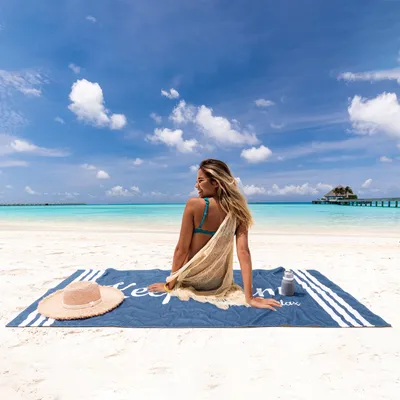 Produktbild von HOMELEVEL Strandtuch XXL Handtuch 90x180cm - Strandhandtuch Badetuch Strandlaken - schnelltrocknend saugfähig - Badelaken Badehandtuch - div. Farben