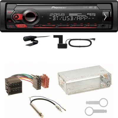 Produktbild von Pioneer MVH-S420DAB Digitalradio Einbauset für Golf 4 Passat 3B Polo 6N 9N Lupo