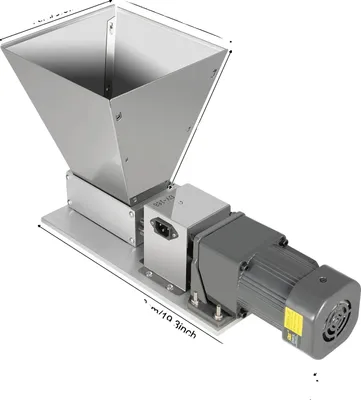 Produktbild von Getreidemühle, verstellbarer Walzenabstand, leistungsstarker Kupfermotor, Silber