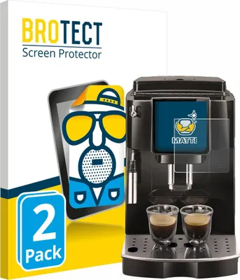 Produktbild von 2x BROTECT Schutzfolie für DeLonghi Magnifica Start ECAM222.60 Displayschutz Displayschutzfolie Folie Matt Entspiegelungsfolie