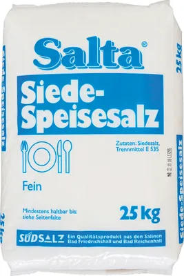 Produktbild von Salta Siede Speisesalz aus den Salinen 25000g