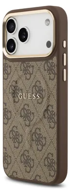 Zdjęcie produktu dla Etui Guess 4Gpoliuretan Classic Logo Magsafe Do Iphone 17 Pro Max Brązowy