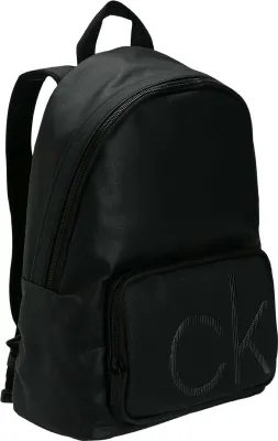 Obrázek produktu pro Batoh CK CALVIN KLEIN school work free timeed logoed article ZM0ZM01384 E/O POINT BACKPACK - cm. 31 x 45 x 17 (approx.), BDS Black / Black, ONE - JEDNA VELIKOST, Bavlna 45%,Polyamide 40%,Polyurethane 15%
