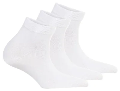 Produktbild von Tamaris Damen Quartersocken, 3er Pack - Comfort Baumwolle Quarter, einfarbig Weiß 39-42