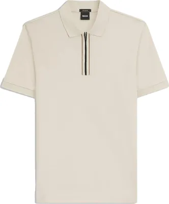 Produktbild von Boss - "H-Paras 65" Poloshirt für Herren, mit kurzem Reißverschluss GT12328 (XXL) (Weiß)