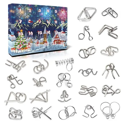 Productafbeelding van Puzzeladventskalender 2025 voor kinderen en volwassenen, kerstkalender voor jongens en meisjes
