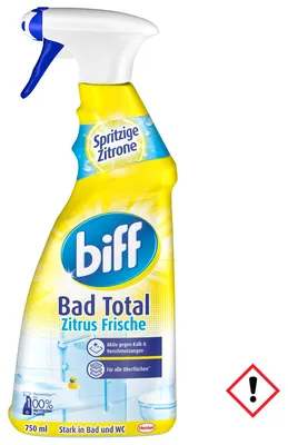 Zdjęcie produktu dla Biff Bathroom Cleaner Total przeciw silnemu osadzaniu się kamienia i brudu 750ml