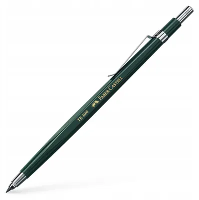 Produktbild von Faber-Castell 134600, HB, Grün, Kunststoff, Schwarz, 2 mm, 10 Stück(e)