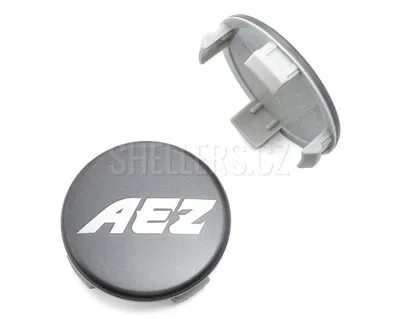 Obrázok produktu pre Stredový kryt zliatinového kolesa Ø 53/56 mm, plast AEZ ZA2020G, s logom, grafitový