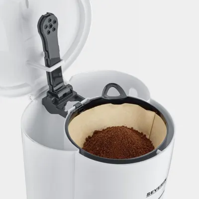 Image de Cafetière filtre 10 tasses 900w blanc - Severin - KA4323 -