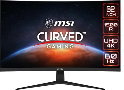 Image de MSI G321CUV écran plat de PC 80 cm (31.5") 3840 x 2160 pixels 4K Ultra HD Noir