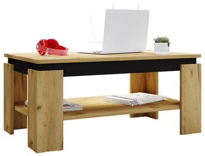 Immagine prodotto di Tavolino in legno | Tavolino semplice | Dimensioni ca. H. 41 x W. 90 x D. 53cm | Tavolo da soggiorno | Sofatic - Rolas