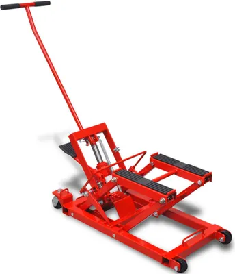 Obrázek produktu pro Hydraulický zvedák na motorku / čtyřkolku, 680 kg, červený