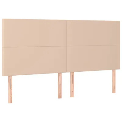 Immagine prodotto di vidaXL Testiere 4 pz. Cappuccino-marrone 90x5x78/88 cm in Pelle finta