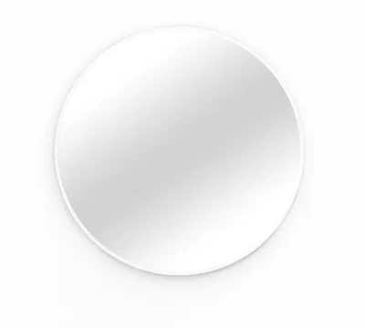 Obrázok produktu pre OXM nástenné zrkadlo Elistul biele zrkadlo 80 x 80 x 2 cm