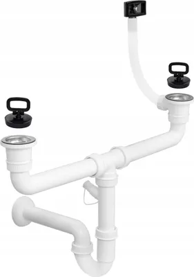 Produktbild von 2-Kammer-Spülbecken aus Stahl 1M70-21Chzpp