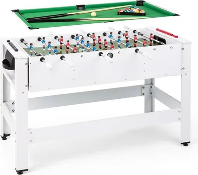 Produktbild von Spin 2-in-1 Spieletisch Billard Kicker 180° drehbar Spielzubehör