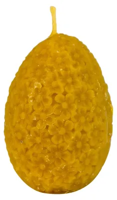 Image de Œufs décoratifs en cire d'abeille naturelle