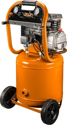 Produktbild von Neo Tools vertikaler Druckluftkompressor für Autowartung & Reinigung, 86 cm (Höhe) x 38 cm (Breite) x 38 cm (Länge)