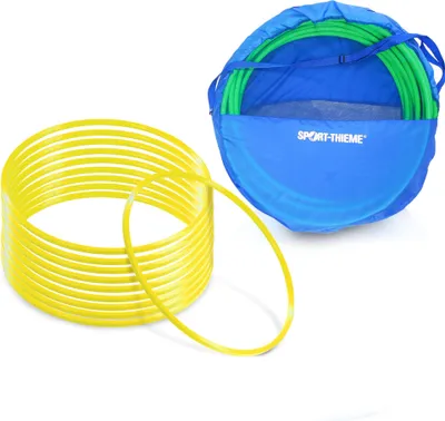Produktbild von Sport-Thieme Gymnastikreifen-Set "ø 80 cm", Gelb