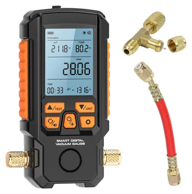 Digitale Vakuummeter HVAC ± 0,2 % Genauigkeit