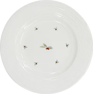 Produktbild von Croft Beeren Porzellan Dessertteller 20,5cm, grün/rot